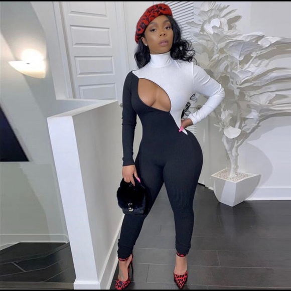 Color block jumpsuit - Picture 1 of 4